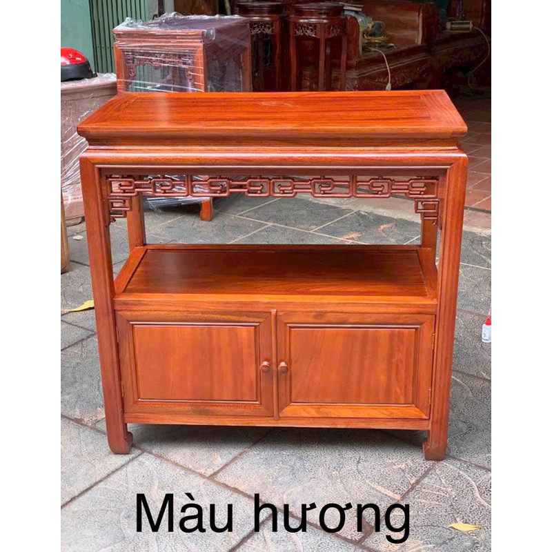 bàn tủ chữ Nhật mặt 40x60, 40x80, 40x1m cao 80 gỗ lim