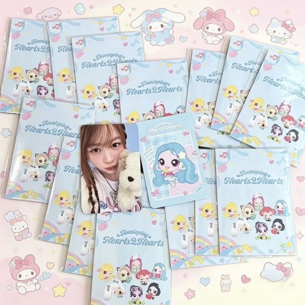 Trái tim chính thức2hearts Mengke Thẻ ngẫu nhiên stella Photocard h2h Heart-to-Heart Photocard dễ th