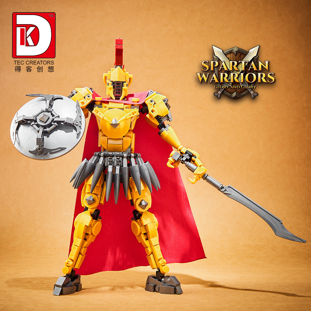 BÁN HOT-DK2020 Spartan Warrior Khối Xây Dựng - Đồ Chơi Mô Hình Berserker Thời Trung Cổ Cho Bé Trai, 