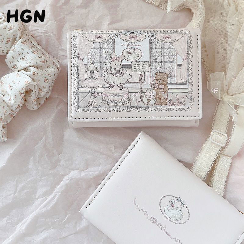 Ví Nữ HN Phong Cách Hàn Quốc Phù Hợp Với Thỏ Hoạt Hình Dễ Thương Dung Tích Lớn…