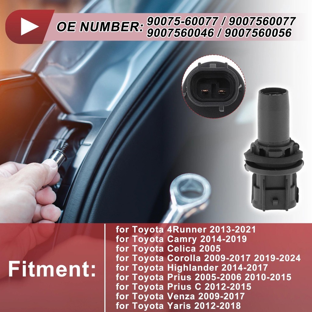 X Autohaux 1 Ổ cắm đèn đánh dấu bên hông cho Toyota 4Runner 2013 số 90075-60077 /9007560077 Đầu nối 