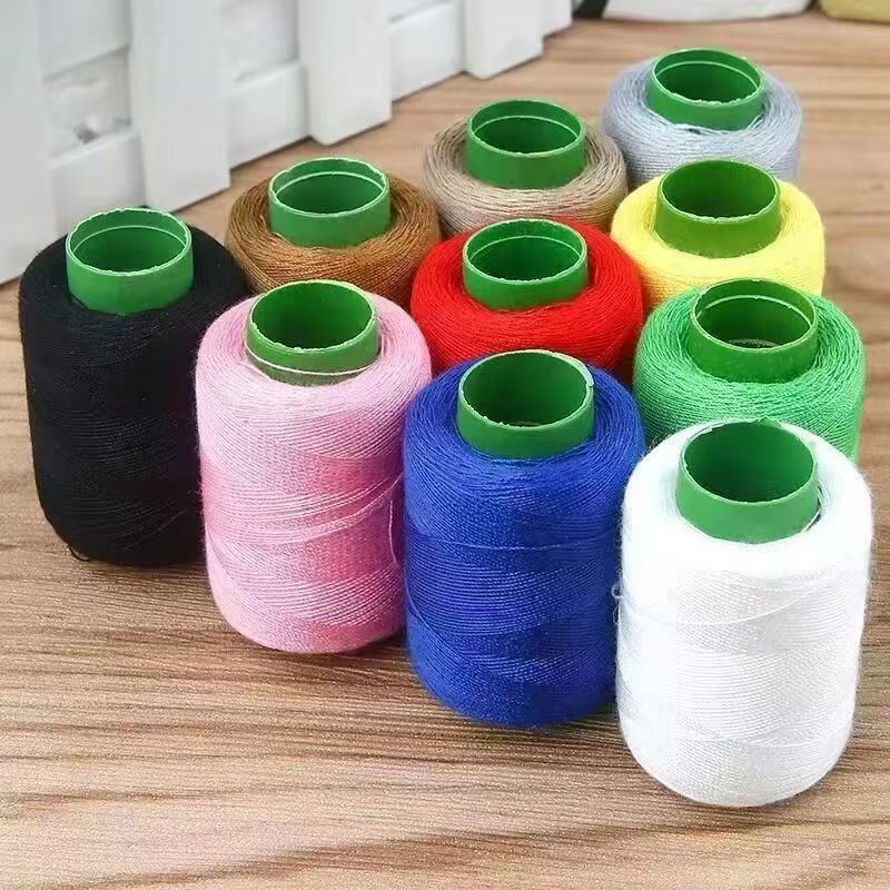 家用10彩色缝衣线缝纫机缝纫线缝衣服手缝针线手* 工涤纶DiySewing Thread, Household Multi-Color Electric Sewing Machine, Hand Se