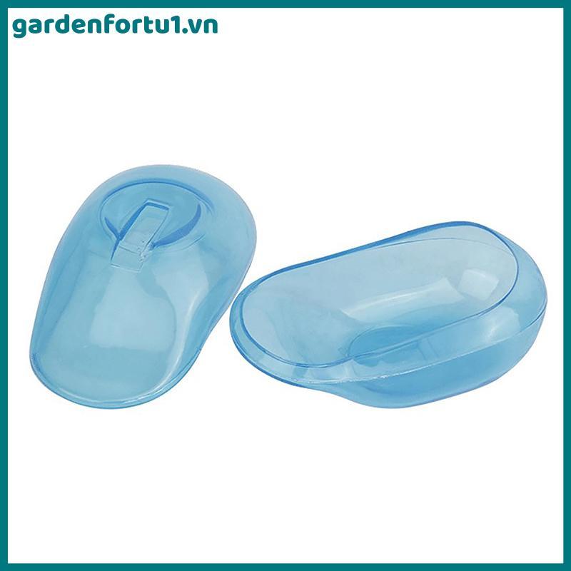 GAR 2 Chiếc Có Thể Tái Sử Dụng Làm Tóc Tai Chống Thấm Nước Bảo Vệ Tai Nhuộm Tóc Bịt Tai Silicone Tắm