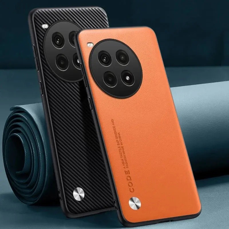 Ốp Da PU Sang Trọng Cho OnePlus Ace 3 Pro Ốp Lưng Silicon Mờ Bảo Vệ Toàn Diện Ốp lưng One Plus Ace 3