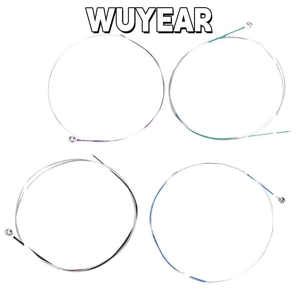 Bộ dây đàn violin IWUYEAR, Dây đàn violin bằng thép nhiều màu sắc, Phụ kiện đàn violin cỡ 4 / 4 cao 