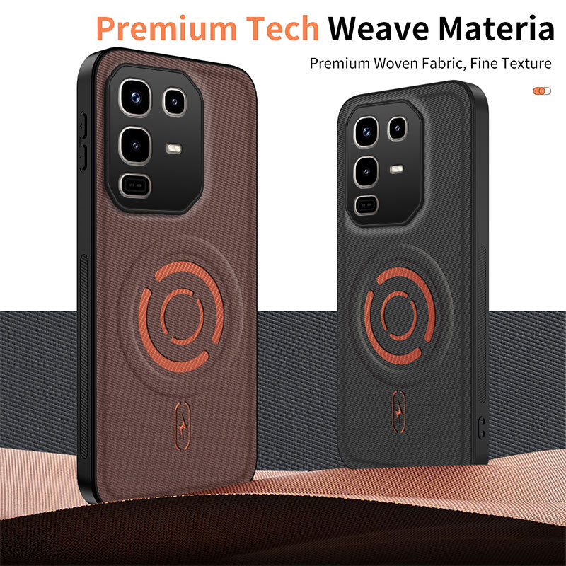 Xe Ô Tô Từ Tính Không Dây Sạc Flash Nam Nữ Ốp Lưng Điện Thoại Infinix Note 60 Pro gt 20 Pro gt 30 Pr
