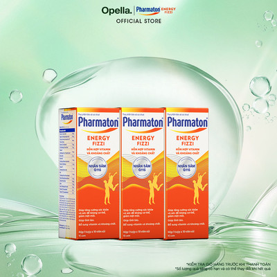 Bộ 3 Thực phẩm bảo vệ sức khỏe Pharmaton Energy Fizzi