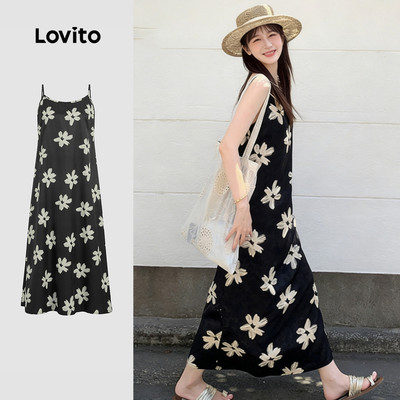 Lovito Kỳ nghỉ Váy Xuân/Hè cho Phụ Nữ L179AD028
