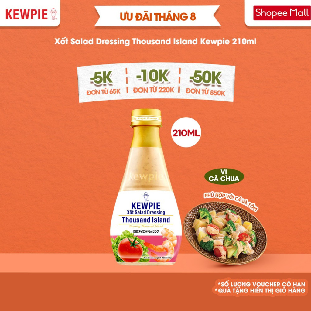 Xốt Salad Dressing Thousand Island Kewpie 210ml
