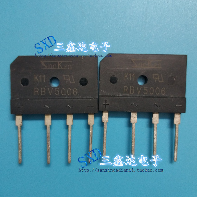 R RBV5006 SANKEN RBV5006 Chỉnh Lưu Cầu Xếp Chồng 50A 600V Điện Áp Cao Bộ Khuếch Đại Cầu