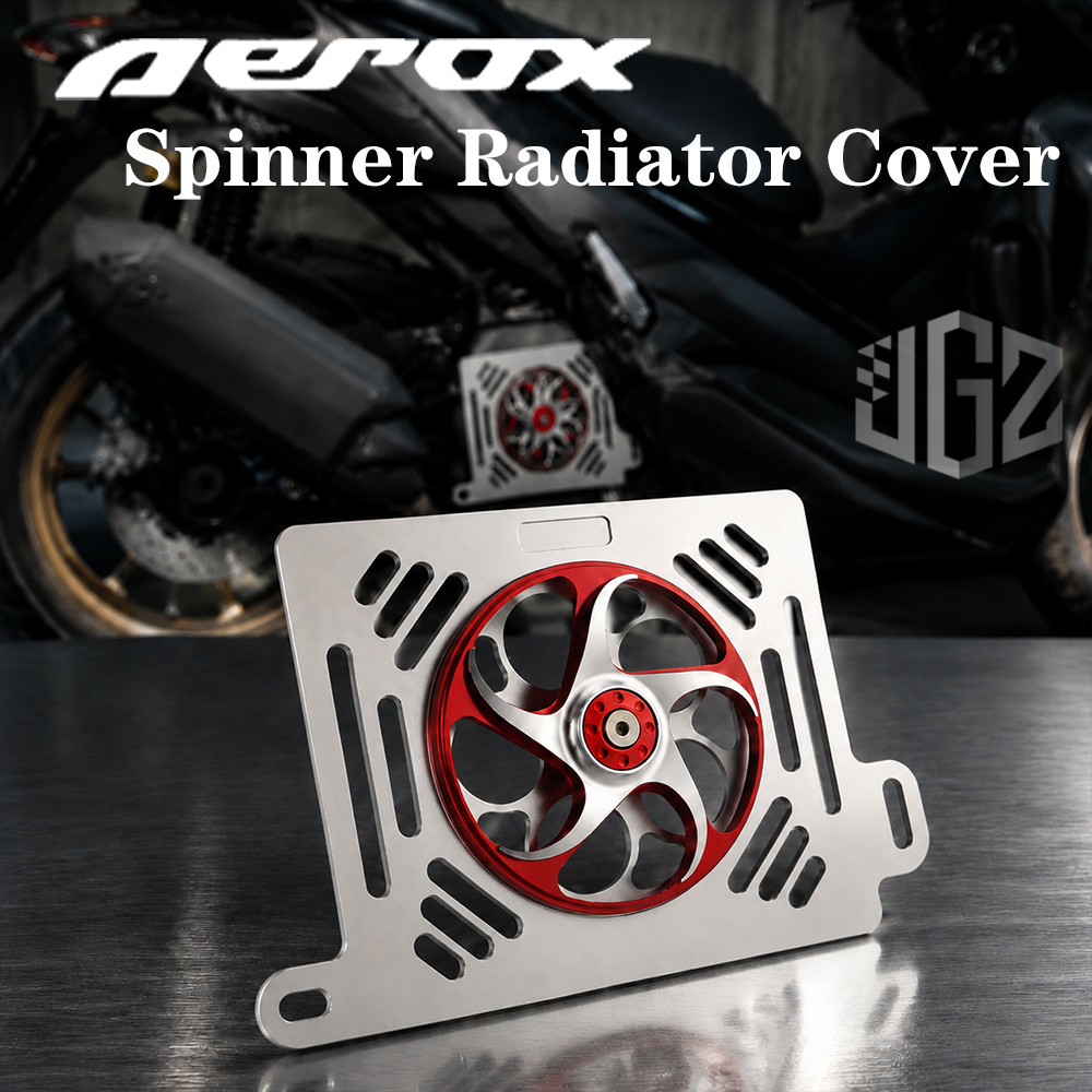 Vỏ tản nhiệt Spinner cho YAMAHA Aerox 155 v3 2025 Turbo SP Tiêu chuẩn