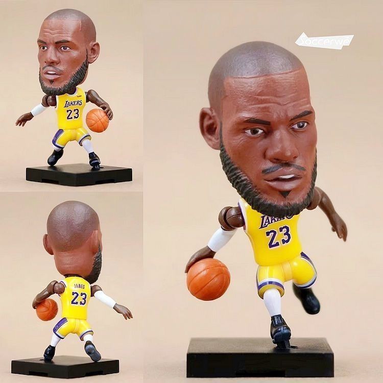 Bóng rổ NBA All-Star Kobe Curry James Irving Doll Hình Mô hình búp bê Mô hình di động Trang trí mô h