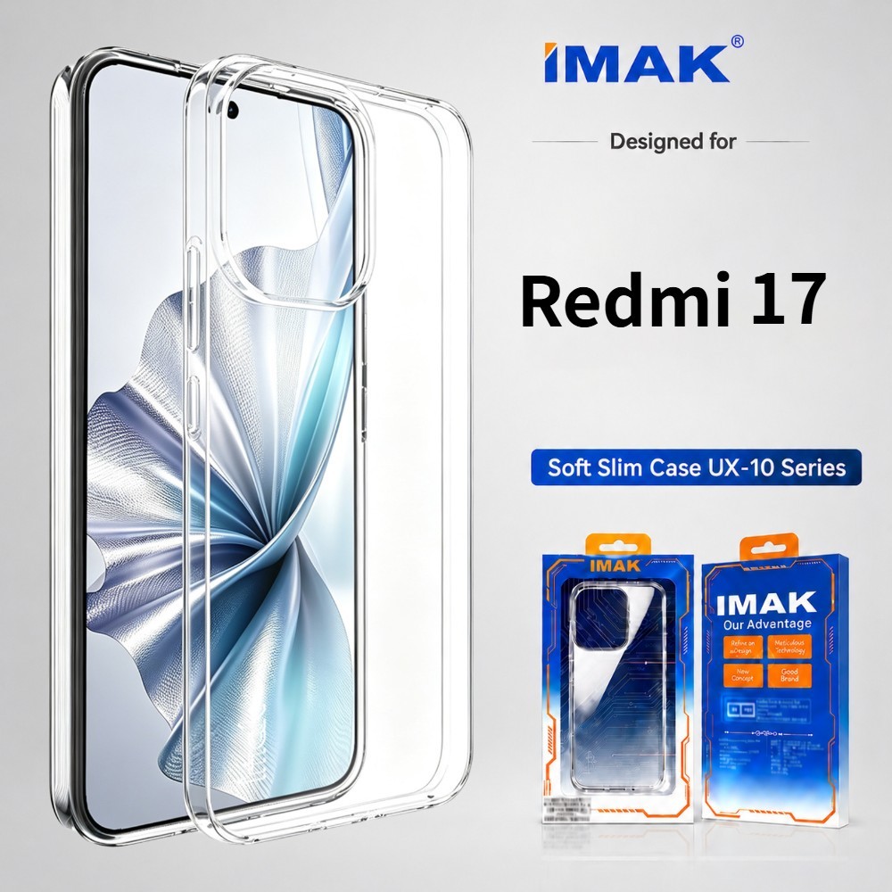 Ốp lưng trong suốt Cho Redmi 17 4G 17 5G 17 Global Chống sốc Vỏ mềm Trong suốt CA0007