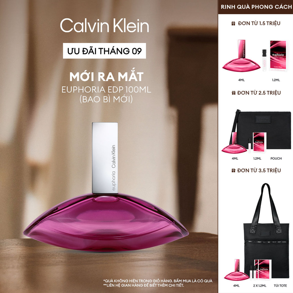 Nước hoa Nữ Calvin Klein Euphoria EDP 100ml (Bao bì mới)