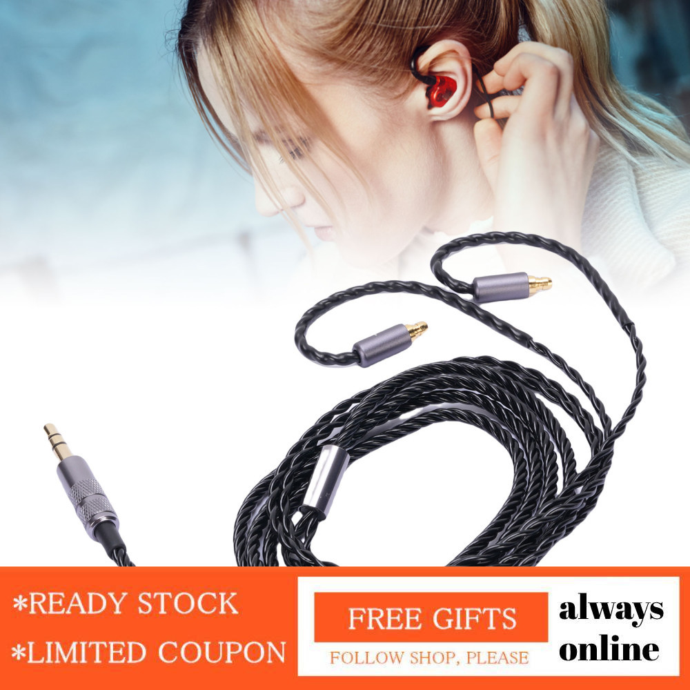 Alwaysonline Cáp nối dài tai nghe 3,5 mm Alwaysonline Âm thanh Hi Fi Aux Tương thích với Tai nghe IE