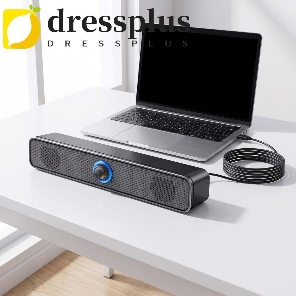 Loa Soundbar DRESSPLUS, Loa PC Soundbar chạy bằng USB, Hệ thống âm thanh Âm thanh vòm Soundbar có dâ