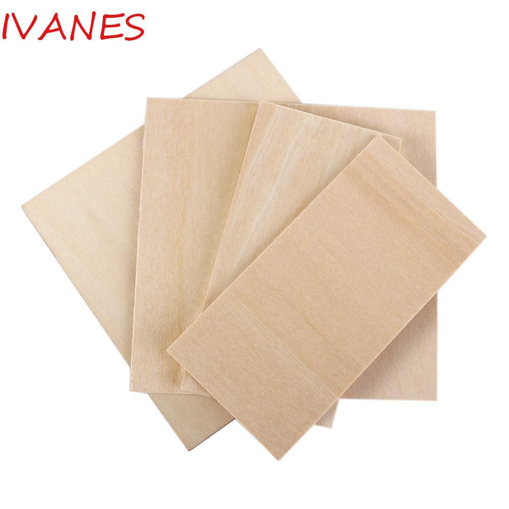 IVANES Gỗ Basswood Ván ép Máy bay Tàu đồ chơi Mô hình Làm vật liệu xây dựng Mô hình gỗ DIY Tấm ván é