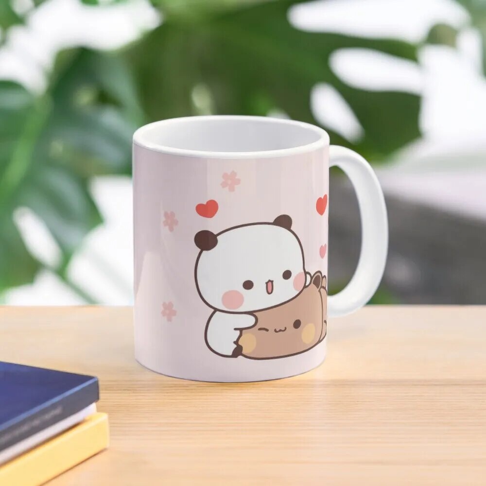 Love Hug Panda Bear, Bubu Dudu Coffee Mug Mixer Mug Coffe Cup