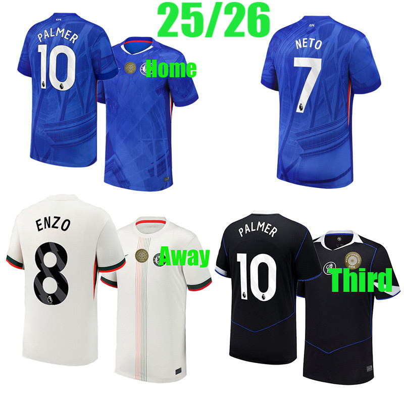 25 / 26 PALMER vải bóng đá 25 / 26 CheLsEas jerseys ENZO GITTENS ESTEVAO JAMES MADUEKE CAICEDO NETO 