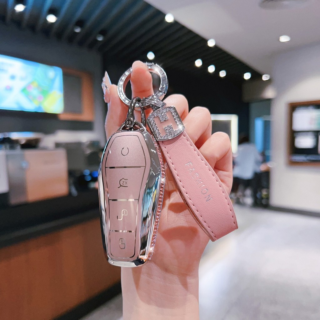 Dành cho byd seal 5 hộp đựng chìa khóa cá heo BYD atto 3 byd sealion 7 m6 seal 6 phụ kiện móc khóa V