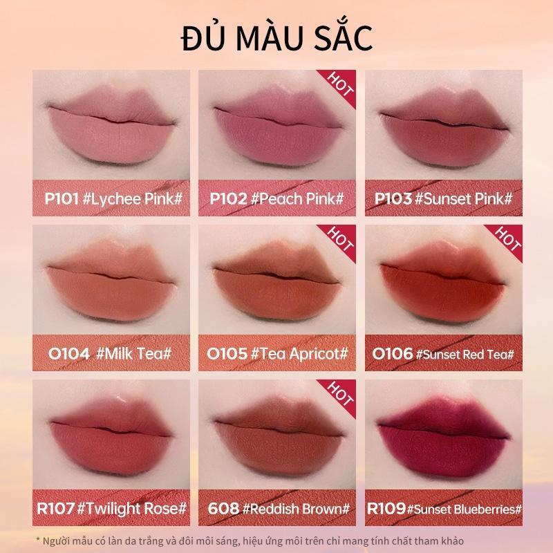 Ảnh 8 của Son Môi Colorkey Lip Mousse Lip Mud Màu Nhung Mờ Xinh Xắn 2g