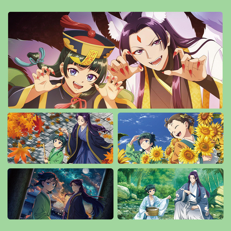 Anime Pharmacy Girl 's Whispering Oversized Mouse Pad Chống trượt Seaming Bàn phím Pad Chống bụi bẩn