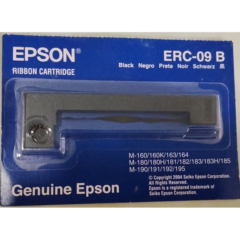 **Ruy Băng Epson ERC-09 Black (ERC-09B) – Băng Mực Máy In Kim Chính Hãng**