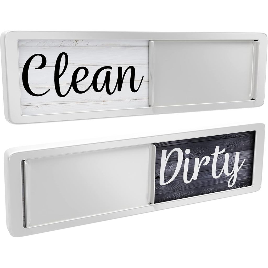 Nam châm máy rửa chén Clean Dirty Sign, Nam châm làm sạch bẩn cho máy rửa chén, Trang trí nhà bếp mộ