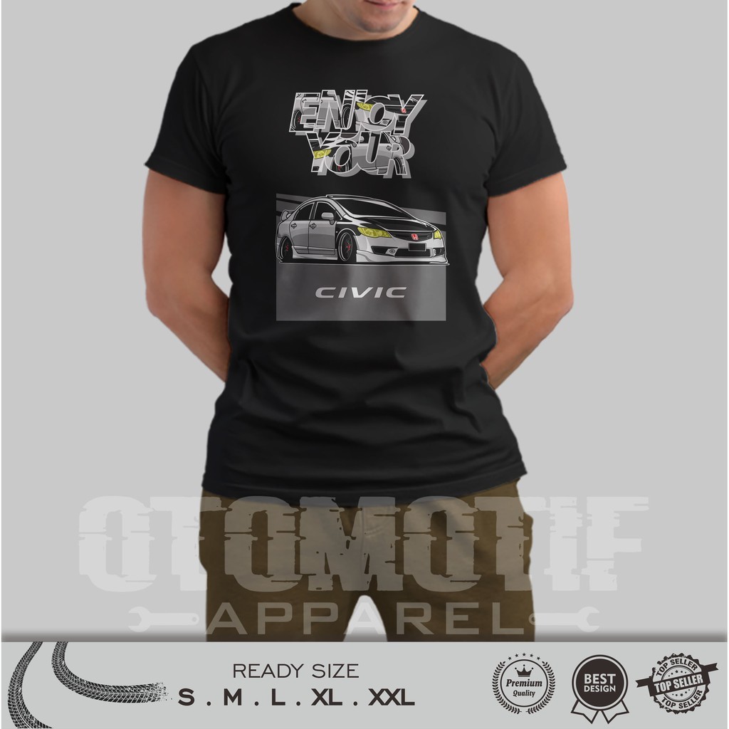 Áo thun Honda Civic Fd Jersey Enjoy Your Civic 02