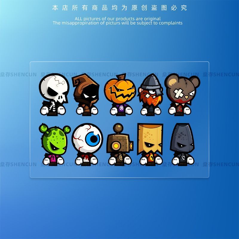 Citysoul Halloween Xe Dán Văn Bản Sáng Tạo Độc Đáo Trang Trí Cơ Thể Chống Trầy Xước Miếng Dán Phản Q