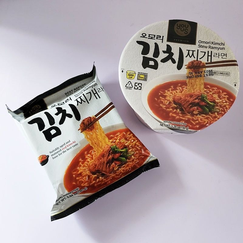 Youshi Nhập Khẩu GS25 Cửa Hàng Tiện Lợi OMORI Classic Kimchi Vị Bắp Cải Cay Thực Phẩm Ăn Liền Lười R