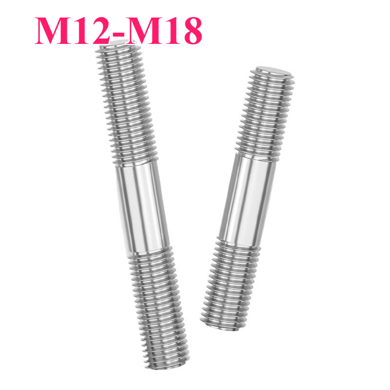 Bulong 2 đầu ren, Guzong/ Inox 304 / m12-m18 [SY9]