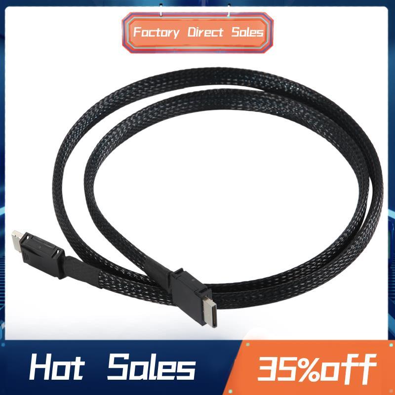 PCIE Oculink SFF 8611 4I đến MINI SAS SFF-8611 4I Máy chủ Cáp siêu tốc Cáp nối dài dữ liệu Dây truyề