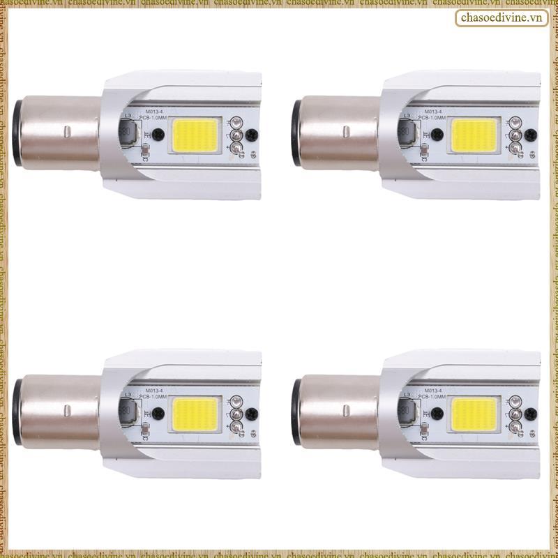 [K O G X] 4X H6 BA20D, Đèn Pha Xe Máy, Bóng Đèn Led Xe Máy BA20D Px15D, Phụ Kiện Xe Tay Ga H6