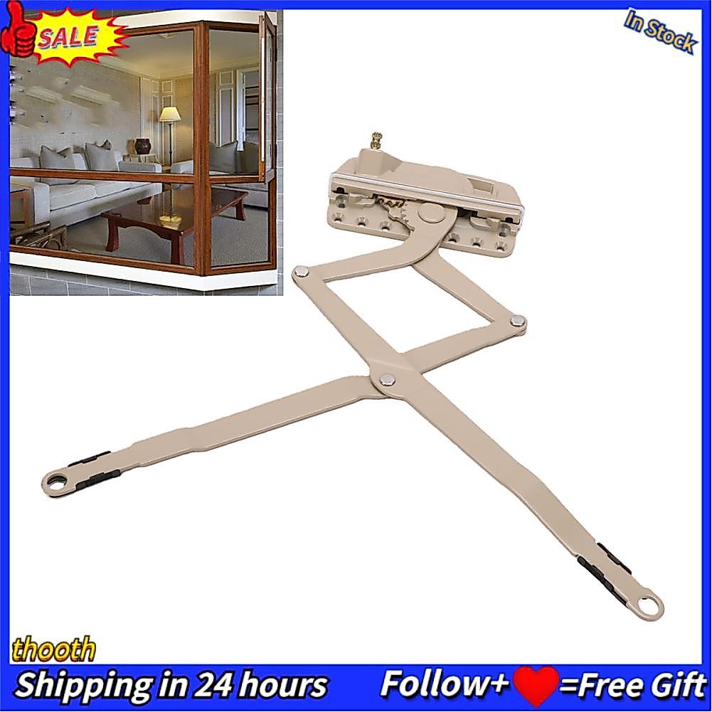 Thooth Dpofirs Universal Dual Arm Casement Window Operator - Tay quay hợp kim kẽm tải trọng 85Lbs để