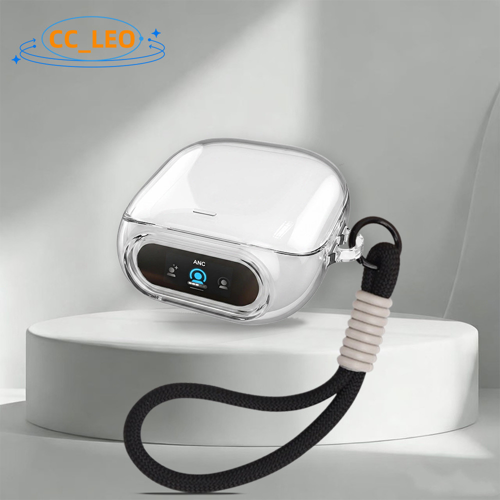 Case for Anker Soundcore Liberty 5 Pro Clear TPU Soft Case with Cute Lanyard Suitable for Soundcore 