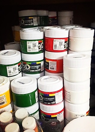 Màu vẽ Acrylic 3D 100ml tươi sáng vẽ trên mọi chất liệu