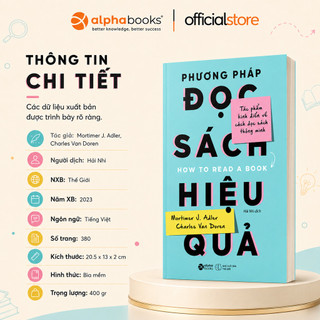 Sách - Phương Pháp Đọc Sách Hiệu Quả (Alpha Books)