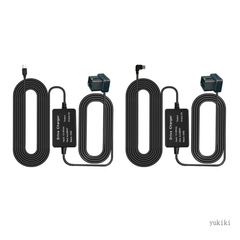 Cáp cứng Kiki Type C DashCam có phích cắm OBD 12V 24V đến 5V 2 5A Bước xuống
