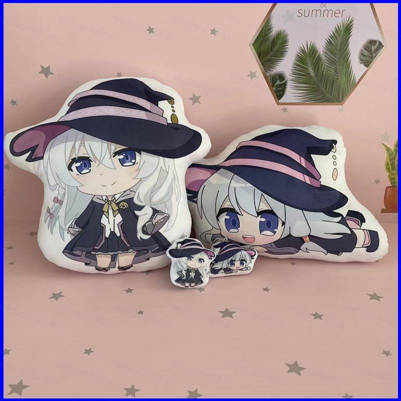 Lang Thang Phù Thủy Hành Trình Của Elaina Elaina Elaina Hoạt Hình Anime Sang Trọng In Gối Văn Phòng 