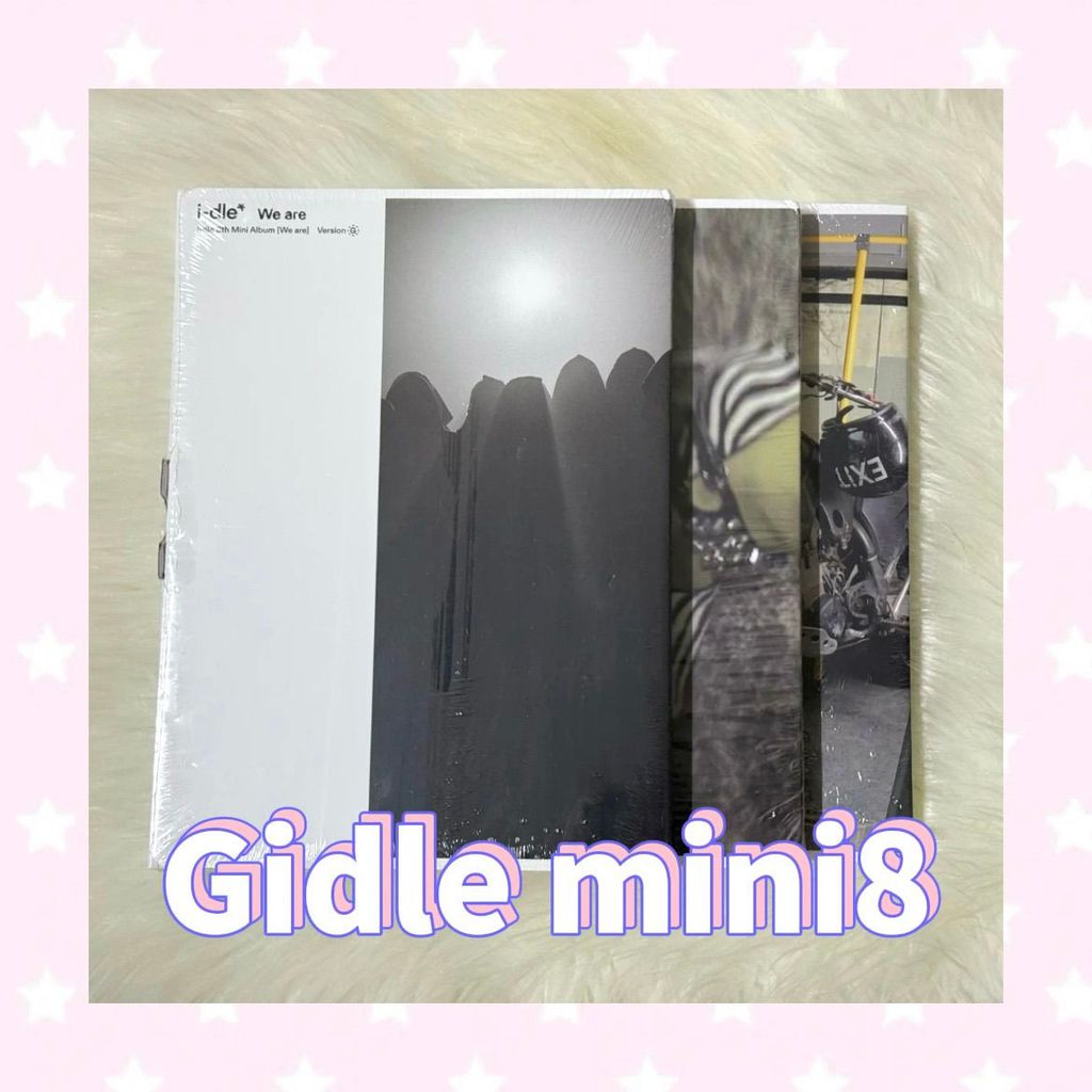 idle baby mini 8we are new pb phiên bản mới chưa tháo dỡ album gidle