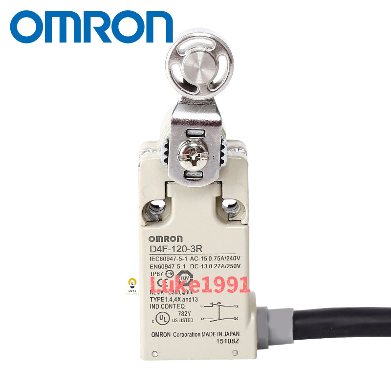 Công tắc giới hạn đột quỵ Omron D4F-120-3R D4F-120-1R D4F-102-5R-1D D4F-303-3D