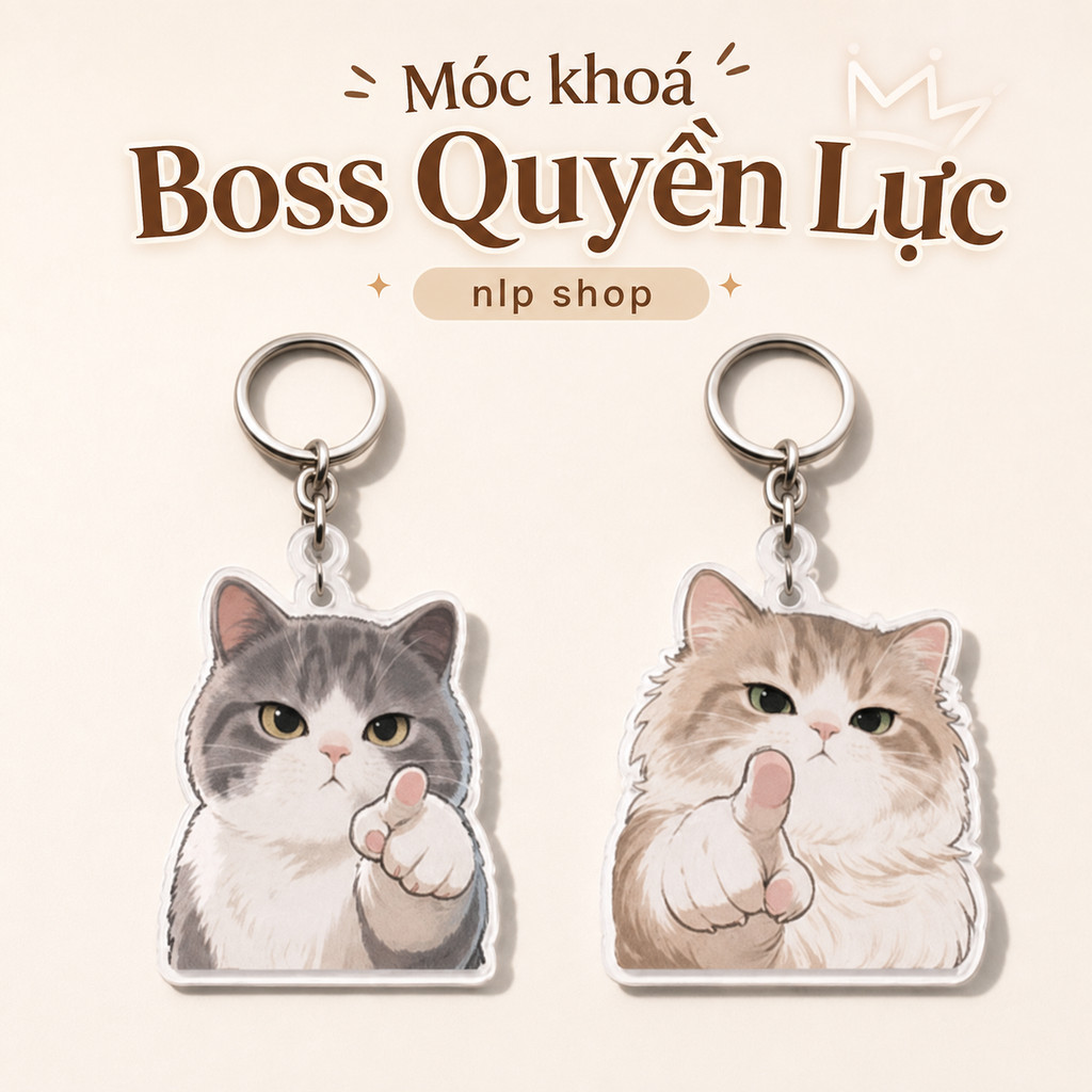 Móc khoá Boss Quyền Lực nlp shop