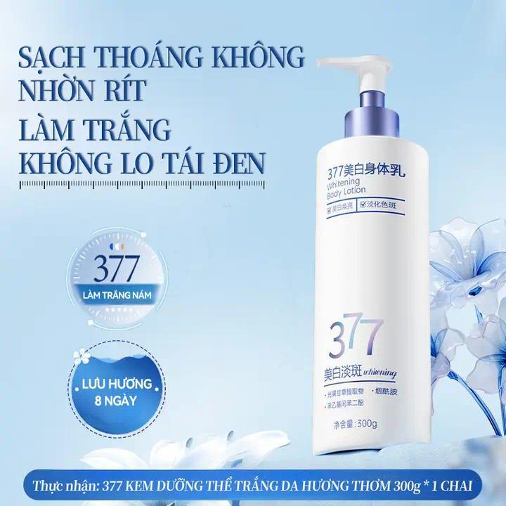 [377 & Niacinamide] Sữa Dưỡng Thể Hương Thơm - Thơm Lâu & Dưỡng Ẩm Mềm Mịn Da