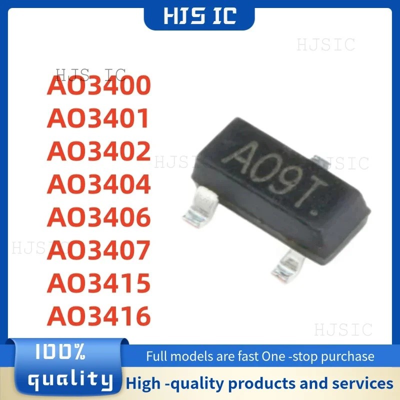 1-5 CÁI AO3400 STO23 AO3400A STO-23 A09T AO3401 AO3402 AO3404 AO3406 AO3407 AO3415 AO3416 SMD Bán Bu