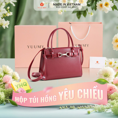Bộ Hộp quà (Túi xách nữ YUUMY YTX87 + Hộp + Túi Giấy + Túi rút đựng sản phẩm + Thiệp viết lời chúc) Bagsmart