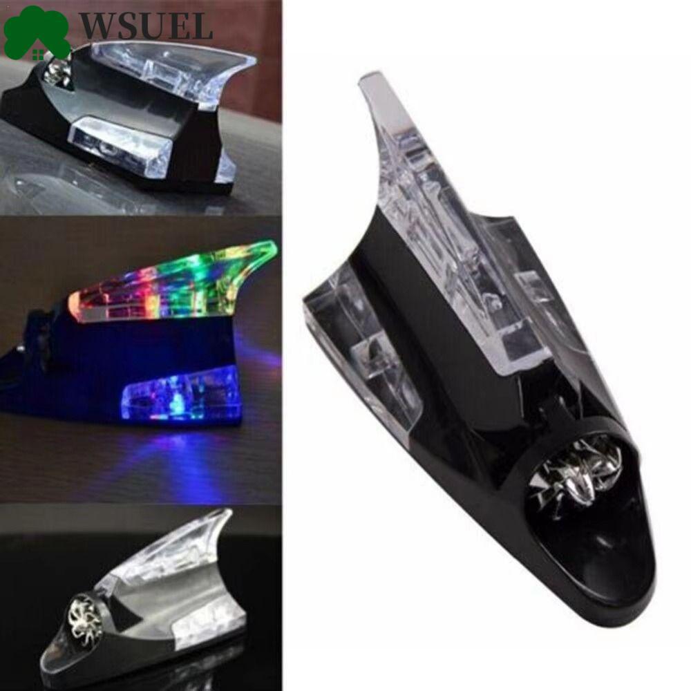Đèn cảnh báo an toàn tự động WSUEL, Đèn LED cảnh báo hình vây cá mập chạy bằng gió, Đèn nhấp nháy ph