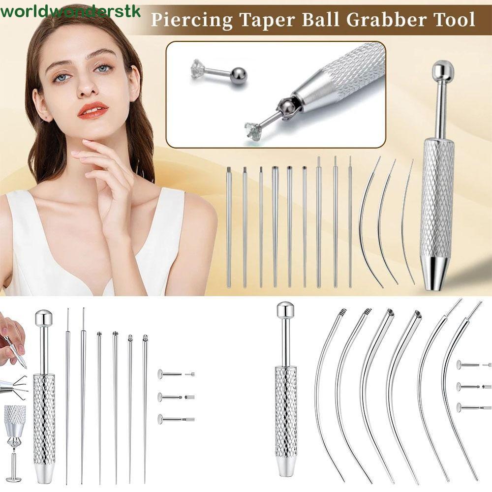 WORLDWONDER Piercing Taper Tool, Dụng cụ bôi bông tai chuyên nghiệp Dụng cụ xỏ khuyên khuyên, Dụng c