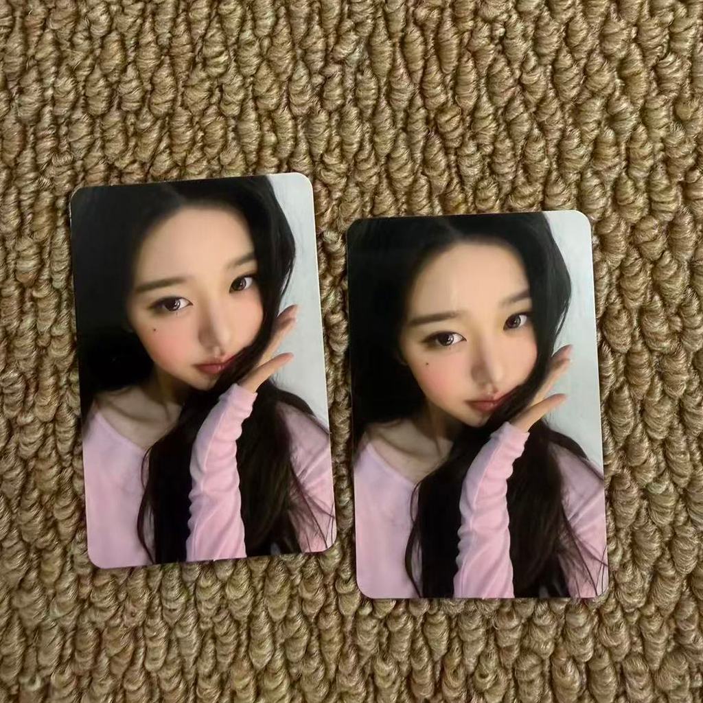 ive AMUSE endorsement card pink clothes Chinese card back surrounding wonyoung small card