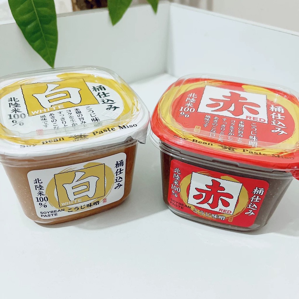 Nước sốt Yamamoto Miso nhập khẩu Súp Miso trắng đỏ Thực phẩm ăn liền phong cách Nhật Bản Nước tương 